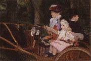 A Woman and a Girl Driving, Mary Cassatt